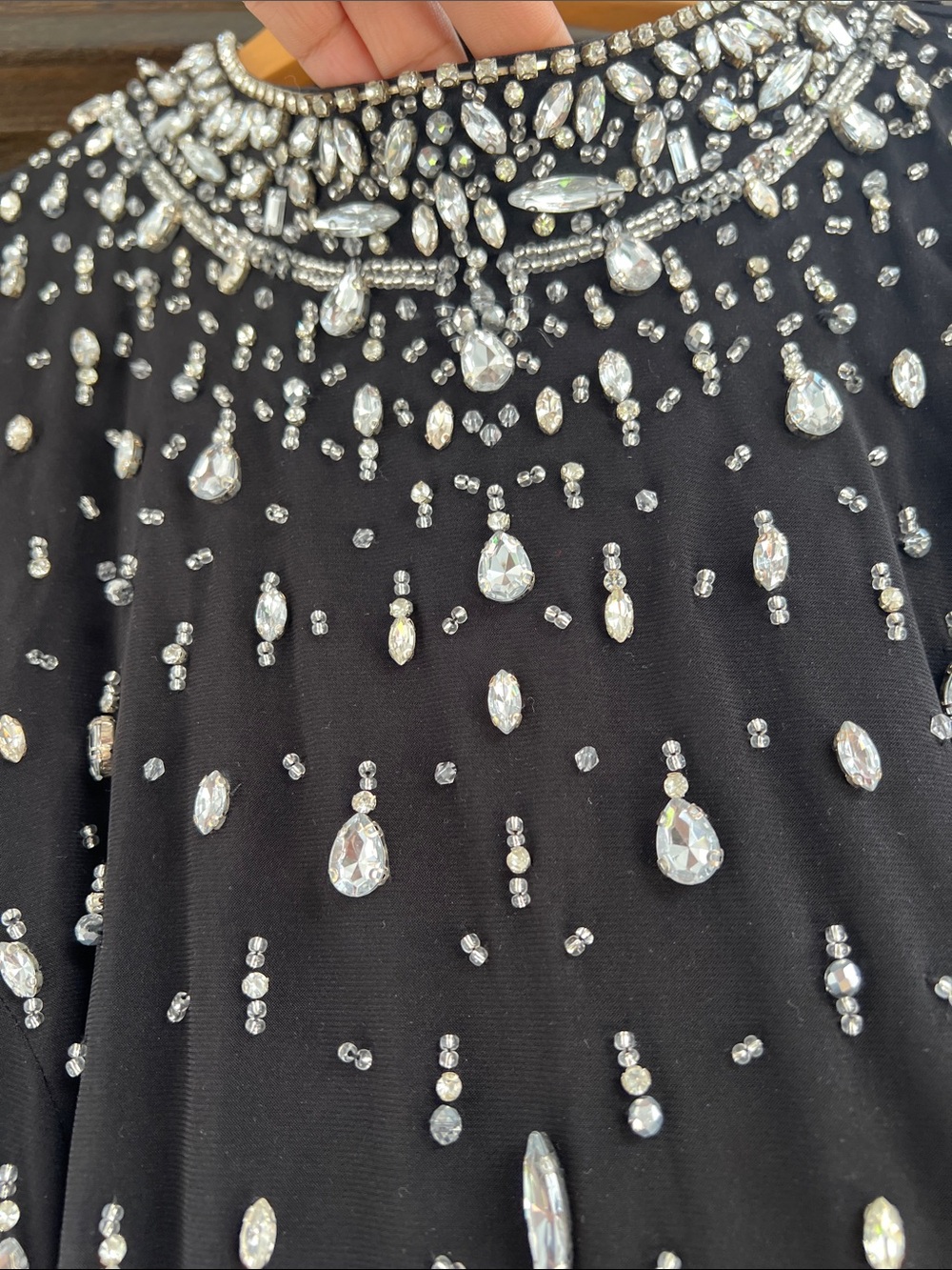 MAC DUGGAL Black Embellished Sleeveless Gown - Picture 9 of 11